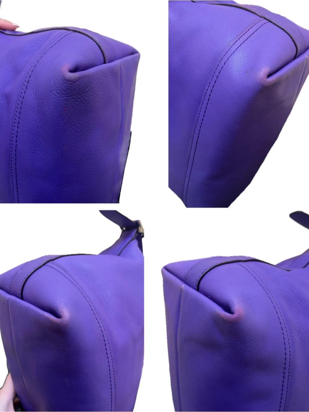 🪻SOLD🪻 Coach Legacy Molly East West Purple Satchel - Picture 9 of 16